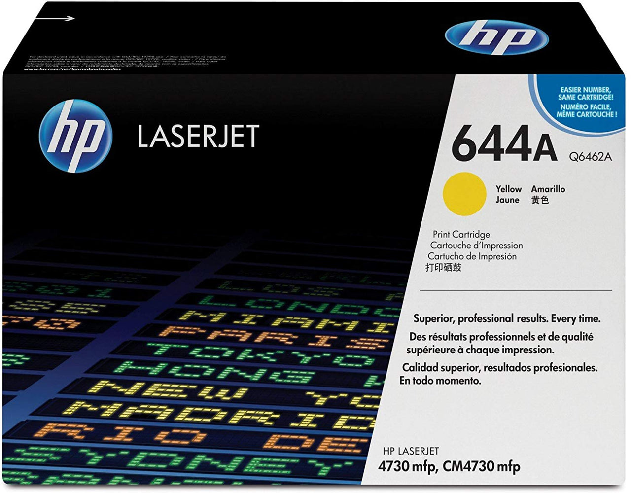 HP 644A | Q6462A | Toner Cartridge | Yellow