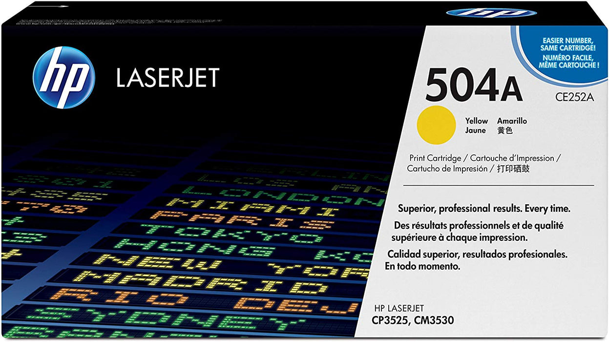HP 504A | CE252A | Toner Cartridge | Yellow