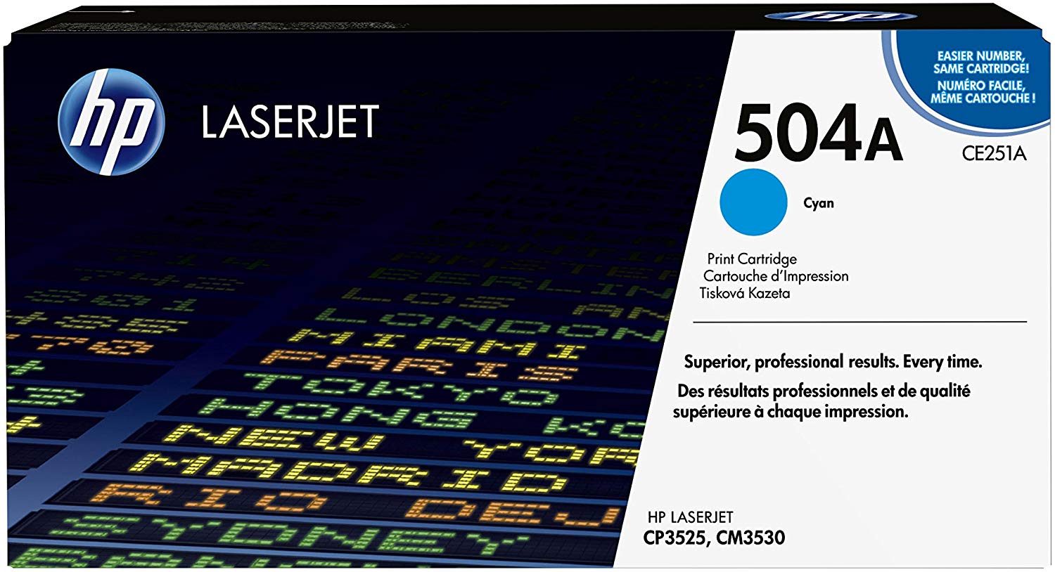 HP 504A | CE251A | Toner Cartridge | Cyan