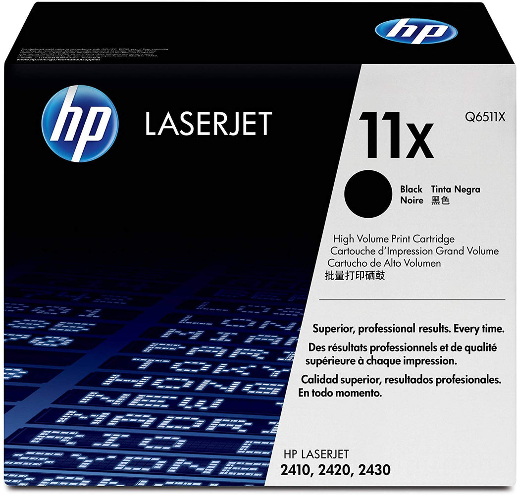 HP 11X | Q6511X | Toner Cartridge | Black | High Yield