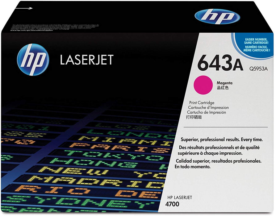 HP 643A | Q5953A | Toner Cartridge | Magenta