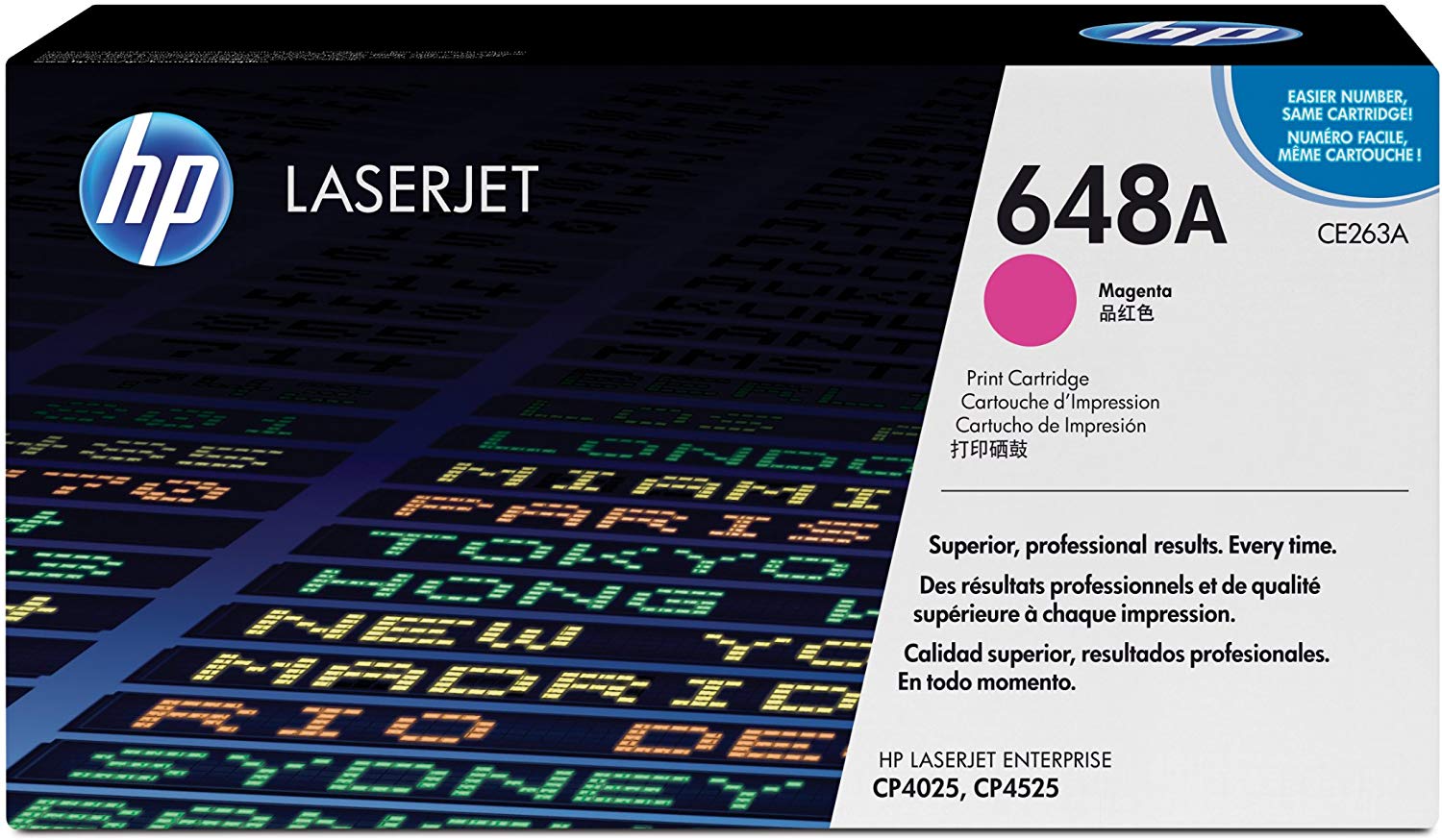 HP 648A | CE263A | Toner Cartridge | Magenta