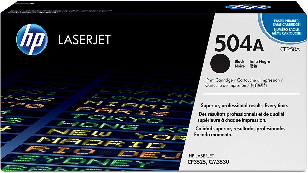 HP 504A | CE250A | Toner Cartridge | Black
