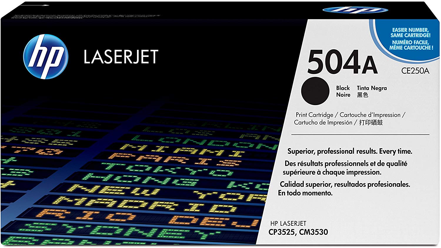 HP 504A | CE250A | Toner Cartridge | Black
