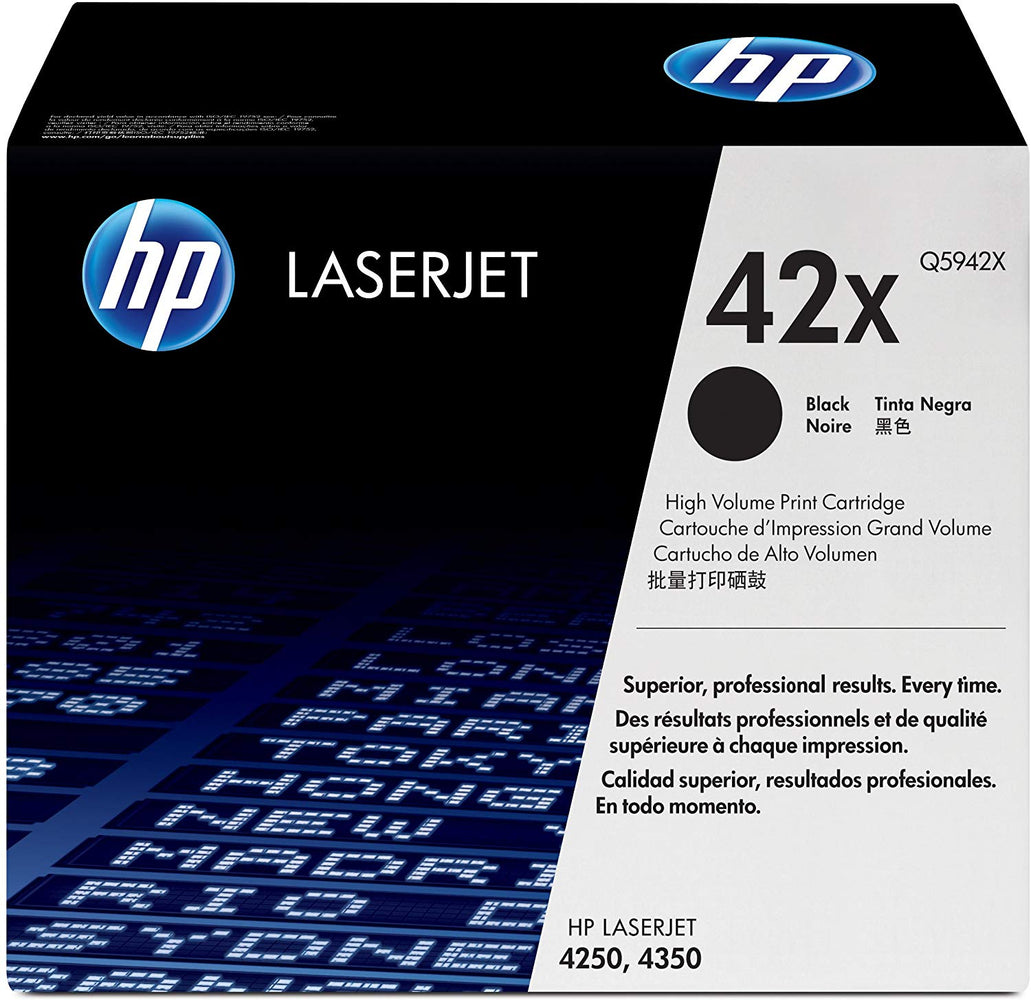 HP 42X | Q5942X | Toner Cartridge | Black | High Yield