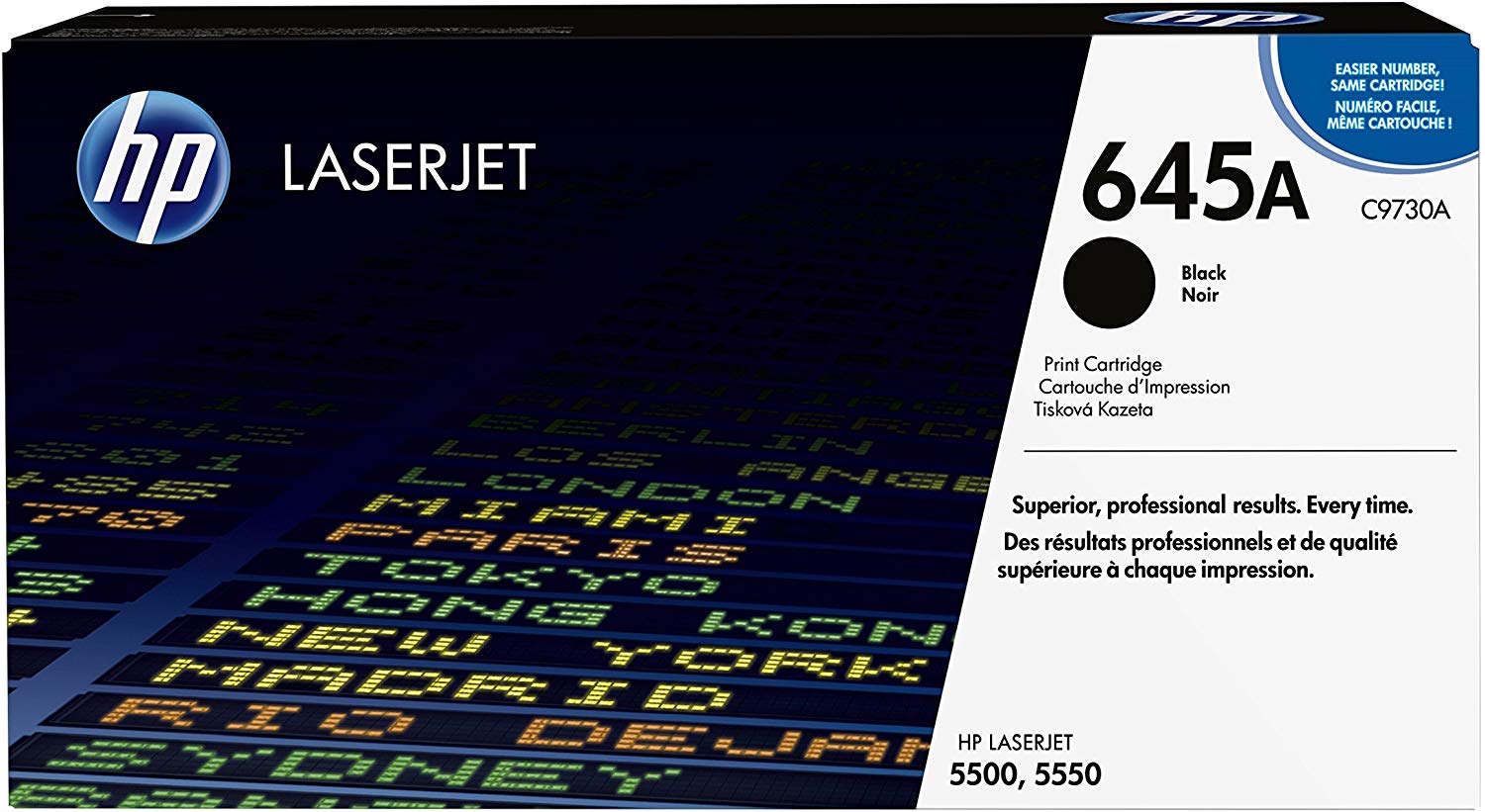 HP 645A Black C9730A Original LaserJet Toner Cartridge