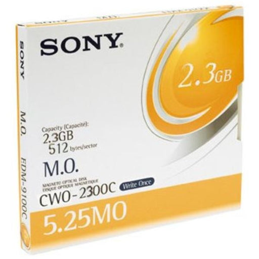 Sony 2.3GB WORM 4X 5.25" Magneto Optical Disk