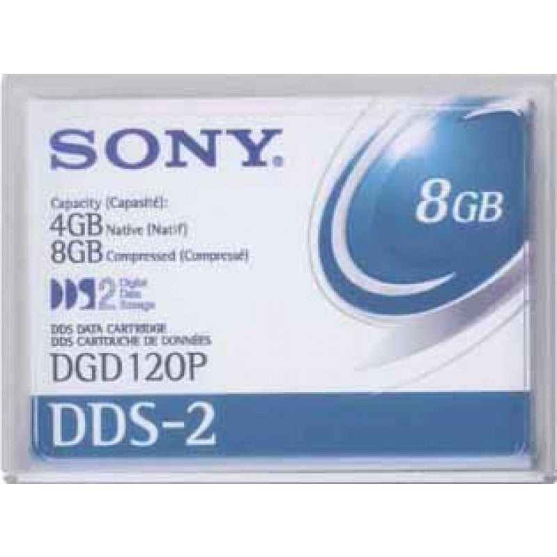 Sony DGD-120P-B 4mm DDS-2 Backup Tape Cartridge (4GB/8GB 120m Bulk Pack)