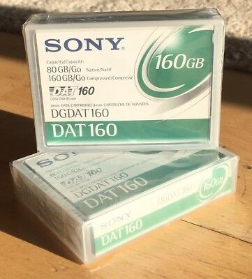Sony DGDAT160 8mm DDS-6 (DAT160) Backup Tape Cartridge (80/160GB 160m Retail Pack)