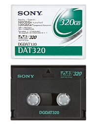 Sony DGDAT320 4mm DAT-320 Backup Tape Cartridge (160GB/320GB Retail Pack)