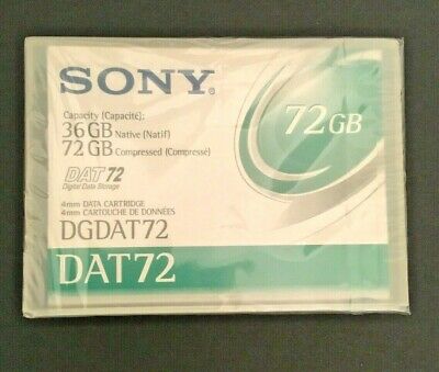 DGDAT72N - Sony DAT72 Tape cartridge - DAT DAT 72 - 36GB (Native) / 72GB (Compressed)
