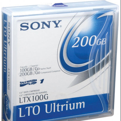 Sony LTX100G LTO-1 Backup Tape Cartridge (100GB/200GB) Retail Pack