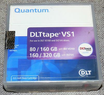 Quantum DLT-VS1 80GB/160GB, DLT-V4 160GB/320GB Backup Tape (Retail packaging)