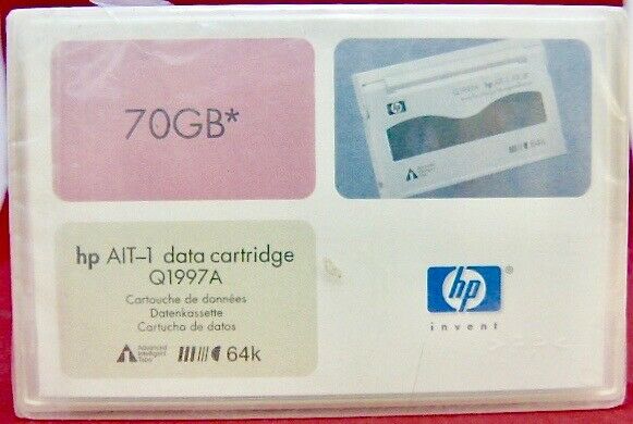HP Q1997A AIT-1 Backup Tape Cartridge (35GB/91GB Retail Pack)