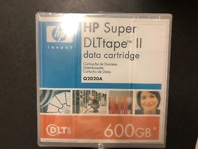 Q2020AL - HP Super DLTtape II Pre Labeled Data Cartridge Super DLT Super DLTtape II 300GB Native / 600GB Compressed
