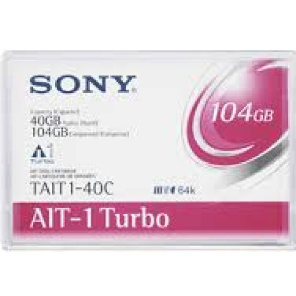 Sony TAIT1-40C AIT-1 Turbo Backup Tape Cartridge (40GB/104GB Retail Pack)